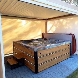 noclegi Sztutowo Domek na doby klimatyzacja, jacuzzi, parking Sztutowo