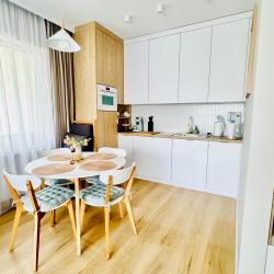 noclegi Sztutowo NOWY Apartament - 40m2 ! 2 pokoje ! Słoneczny Taras ! Parking ! Stojak na rowery !Stacja Baltic Twins
