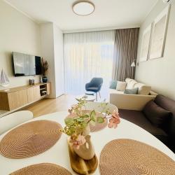 noclegi Sztutowo NOWY Apartament - 40m2 ! 2 pokoje ! Słoneczny Taras ! Parking ! Stojak na rowery !Stacja Baltic Twins