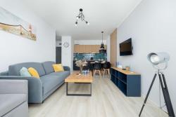 noclegi Dziwnów Stylowy Apartament z Balkonem Parkingiem oraz Strefą Wellness by Noclegi Renters