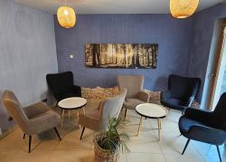 noclegi Jastrzębia Góra Morska Ballada apartamenty 43-46m2 przy morzu, garaż, basen, sauny, taras