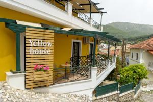 Yellow house Epirus Greece