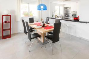 Bright villa with salt water pool