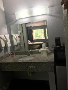 Double Room with Two Double Beds - Smoking room in Econo Lodge Inn & Suites I-64 & US 13