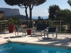 Appartements Le petit cassis vue mer appartement 70m2 dans villa : photos des chambres