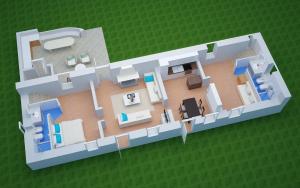 Two-Bedroom House with Sea View