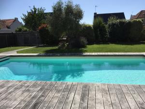 B&B / Chambres d'hotes L'oceane : Chambre Double - Vue sur Piscine