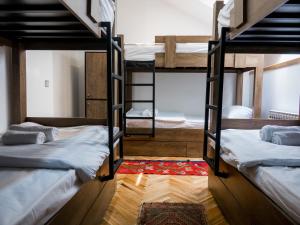 Bed in 6-Bed Mixed Dormitory Room room in Balkan Soul Hostel