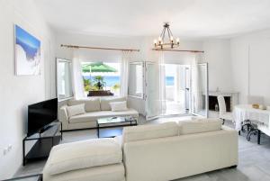 Beach front villa