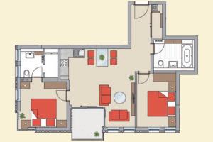 Villa Poseidon mit Balkon, strandnah und zentral