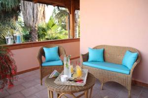 Deluxe Doppelzimmer mit Bad und Terrasse