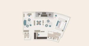 Suite with Lake View room in The Fontenay