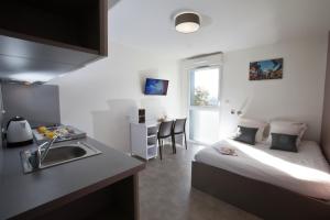 Appart'hotels All Suites Appart Hotel Bordeaux Pessac : Studio avec Lit Double (1-2 Personnes)