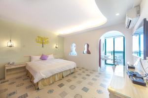 Phòng Giường Đôi có Ban công và Nhìn ra Biển (Double Room with Balcony and Sea View)