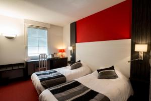 Hotels The Originals Boutique, Hotel Le Pillebois, Bourg-en-Bresse Nord : Chambre Lits Jumeaux - Non remboursable