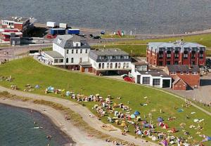 Strandhotel Dagebüll an der Nordsee mit Meerblick