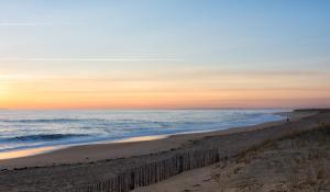 La plage a pied