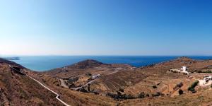 Aegean panorama in Tinos Tinos Greece