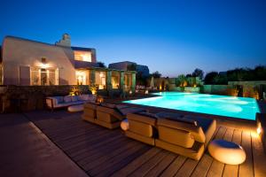 Villa in Saint John with private pool by Diles Villas Myconos Greece