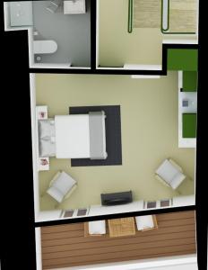 Studio with Terrace room in DoBairro suites at Bairro Alto