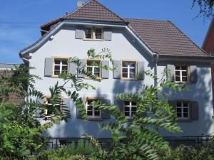 Maison Bleue Dreiländereck, Design Apartment mit Terrasse in historischem Landhaus nahe Basel