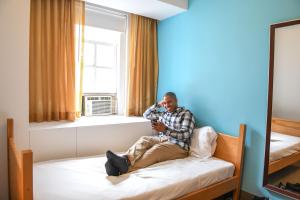 Private Deluxe Single Room with Semi-Private Bathroom room in West Side YMCA