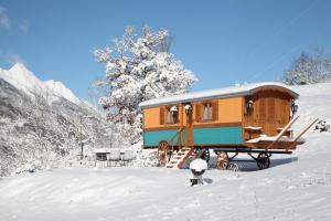 Pension Roulottes Montagne Pyrenees Luz-Saint-Sauveur Frankreich