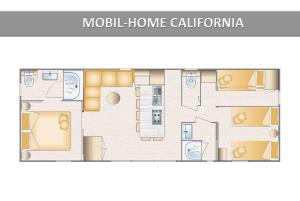 Campings Camping les Cigales : Mobile Home 3 Chambres Premium Nebraska (6 Personnes)