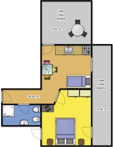 One-Bedroom Apartment with Terrace and Lake View - First Floor room in Residence Bellavista