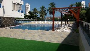 Apartamento con vista al laguito y al mar