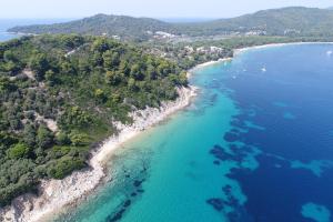 Koukounaries Bay, Skiathos, Greece.