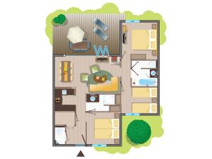 Villages vacances Center Parcs Les Trois Forets : photos des chambres