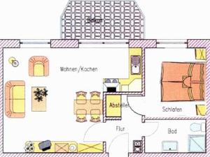 Apartment "Freibeuter Captain Flint" hundefreundlich mit Südbalkon Sauna und Parkplatz - 200m zum Deich