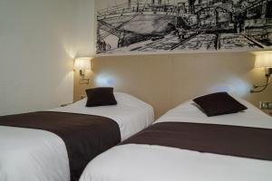 Hotels Kyriad Lille - Roncq : Chambre Lits Jumeaux
