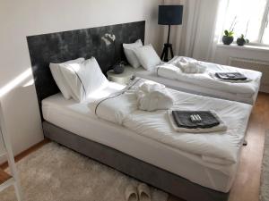 Twin Room with Garden View room in Pension Skylark