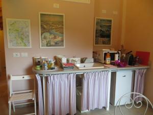 Studio mit Gartenblick