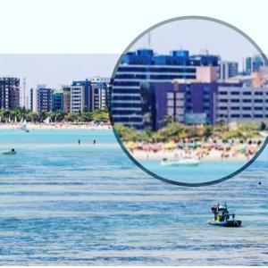 BEIRA MAR PAJUÇARA COM VARANDA E VISTA apto 603