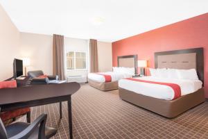 Studio Suite with Two Queen Beds - Non-Smoking room in Hawthorn Suites by Wyndham Dickinson