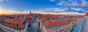 Apartaments Messeapartment an der Altstadtmauer Nirnberga Vācija