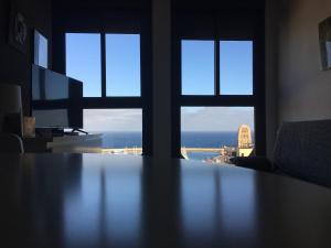 Vacacional conceptual vistas mar y centro