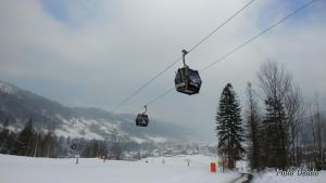 Mała Osada domki z jacuzzi przy gondoli