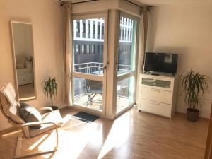 Apartment with Balcony room in City Wohnung Halle am Markt