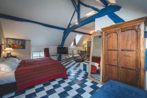 Hotels Logis Demeure de la Vignole : Chambre Double - Indienne