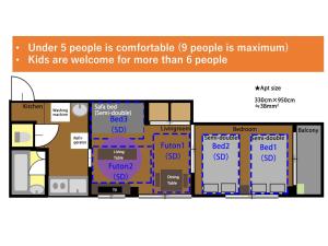K&K Apartment Kita-Akabane #301