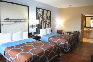 Two Queen Beds - Disability Access room in Super 8 by Wyndham Galveston