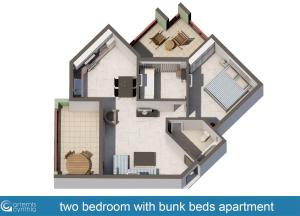 Standard Two-Bedroom Apartment room in Artemis Cynthia Complex