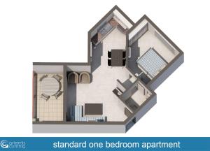 Standard One-Bedroom Apartment room in Artemis Cynthia Complex