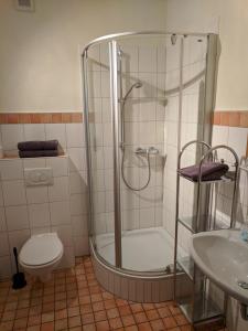 Double Room with Balcony room in Haus am Grasberg