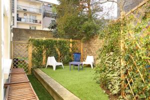 Appartements Rent a Room - Residence Boulogne : Appartement Numéro 4 - Vue sur Jardin