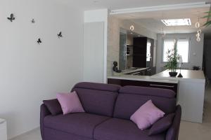 Appartements Appartement 3 pieces Nice Promenade des anglais dernier etage vue mer solarium : photos des chambres